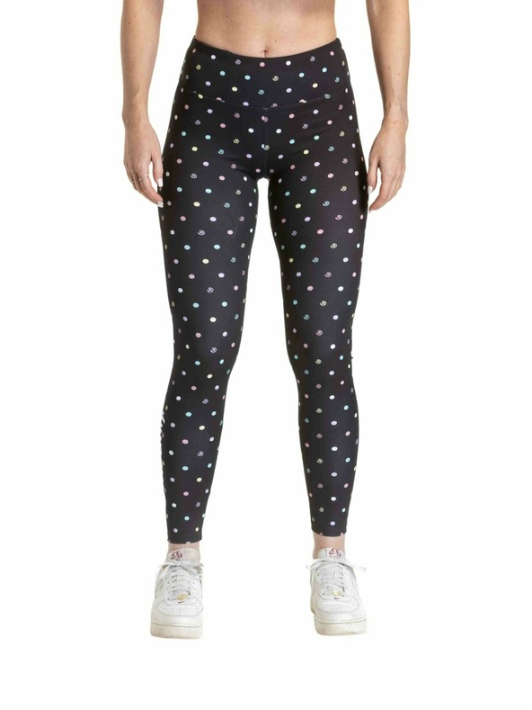 Meatfly Meatfly ženske legice Arabel Black / Color Dots