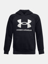 Under Armour Deški pulover Under Armour UA RIVAL FLEECE HOODIE-BLK