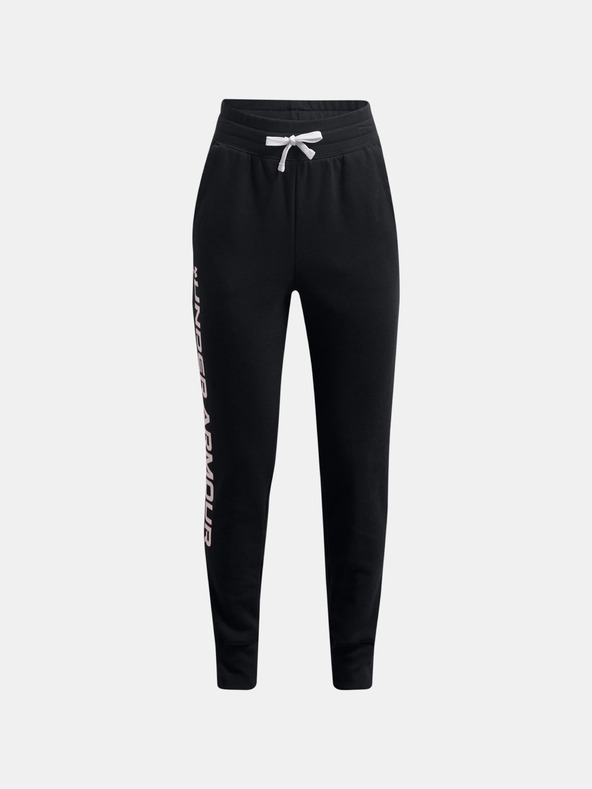 Under Armour Dekliške spodnji del trenirke Under Armour Rival Fleece Joggers-BLK