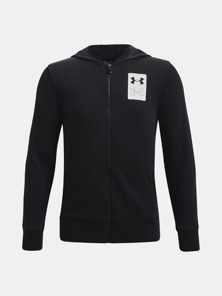 Under Armour Deški pulover Under Armour UA Rival Terry FZ Hoodie-BLK