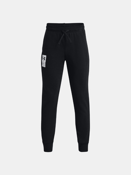 Under Armour Deške spodnji del trenirke Under Armour UA Rival Terry Joggers-BLK