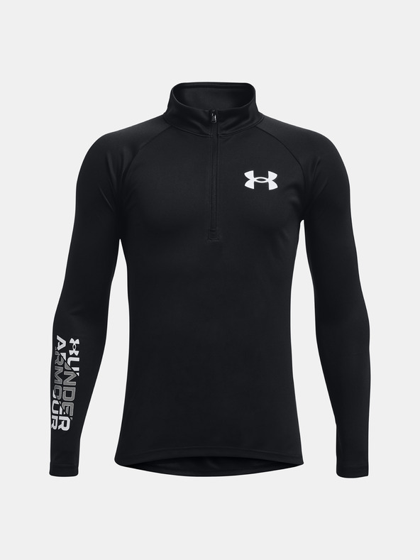 Under Armour Deški pulover Under Armour UA Tech BL 1/2 Zip-BLK