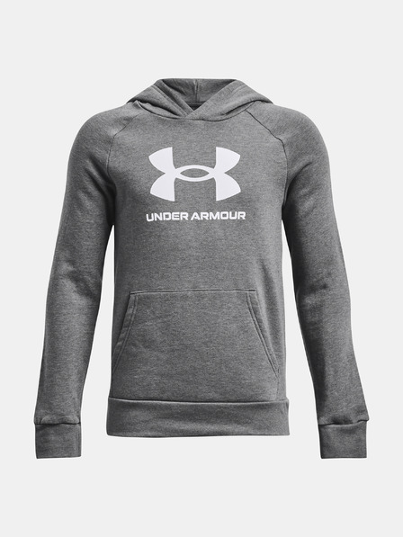 Under Armour Deški pulover Under Armour UA Rival Fleece BL Hoodie-GRY