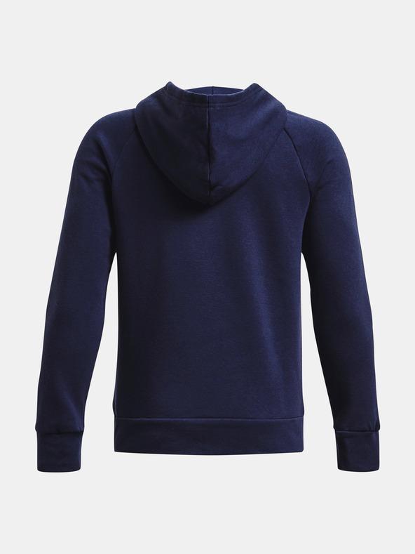 Under Armour Deški pulover Under Armour UA RIVAL FLEECE HOODIE-BRN