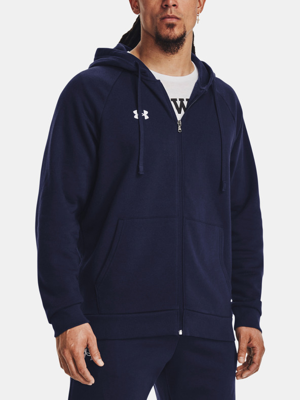 Under Armour Moški pulover Under Armour UA Rival Fleece FZ Hoodie