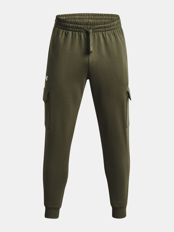 Under Armour Moške spodnji del trenirke Under Armour UA Rival Fleece Cargo Jogger