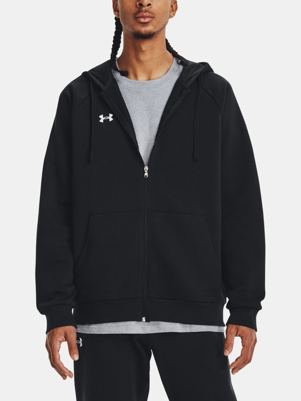 Under Armour Moški pulover Under Armour UA Rival Fleece FZ Hoodie