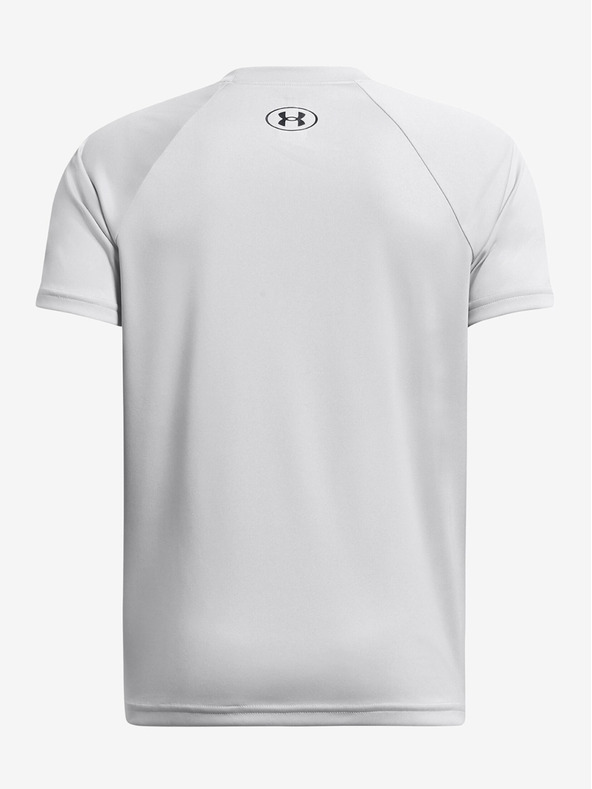 Under Armour Deška majica Under Armour UA Tech Split Wordmark SS-GRY