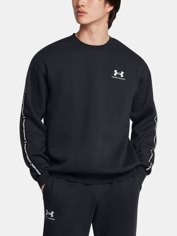 Under Armour Moški pulover Under Armour UA Icon Fleece Crew Taping