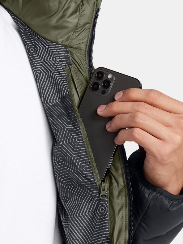 Under Armour Moška jakna  Under Armour LEGEND DOWN HOODED JACKET-GRN