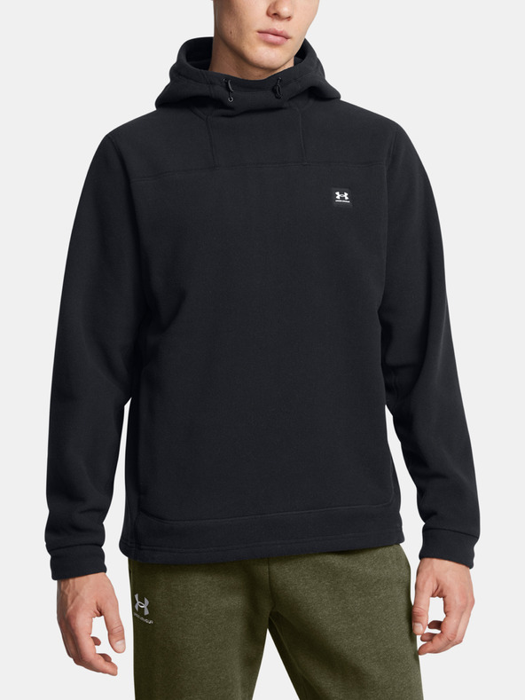 Under Armour Moški pulover  Under Armour UA Expanse Fleece Hoodie-BLK