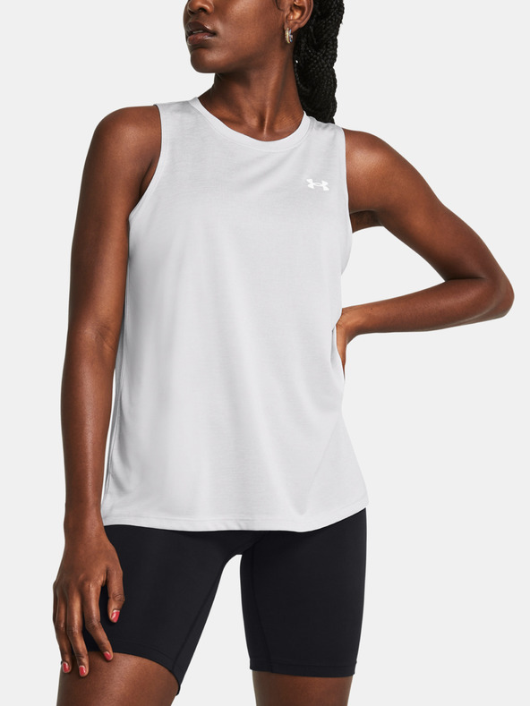Under Armour Ženska majica brez rokavov Under Armour Tech Tank Twist-GRY