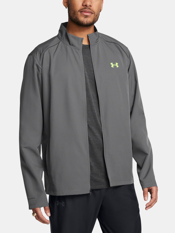 Under Armour Moška jakna  Under Armour UA Launch Jacket-GRY
