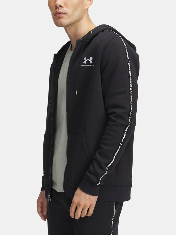Under Armour Moški pulover  Under Armour UA Icon Fleece FZ Taping