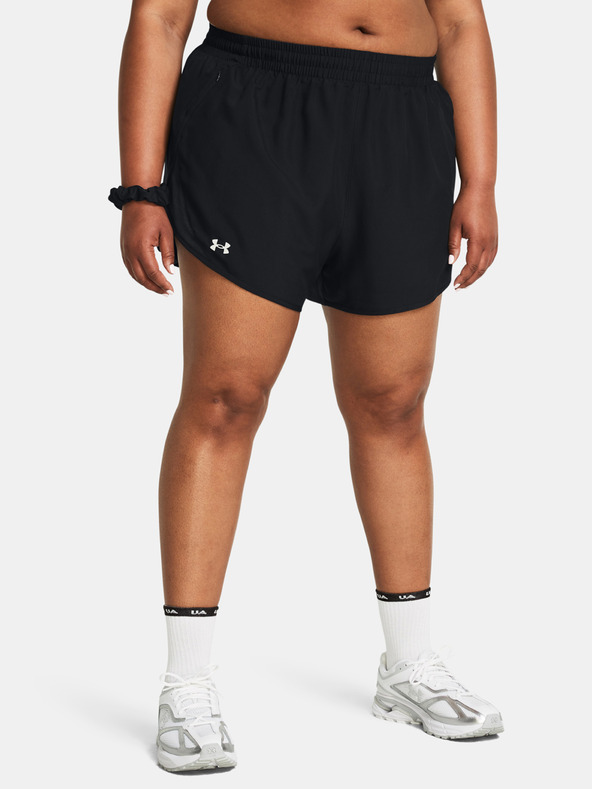 Under Armour Ženske kratke hlače Under Armour UA Fly By 3'' Shorts&-BLK