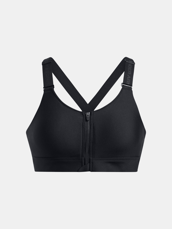 Under Armour Ženski nedrček  Under Armour UA Infinity High Zip 2.0 Bra-BLK