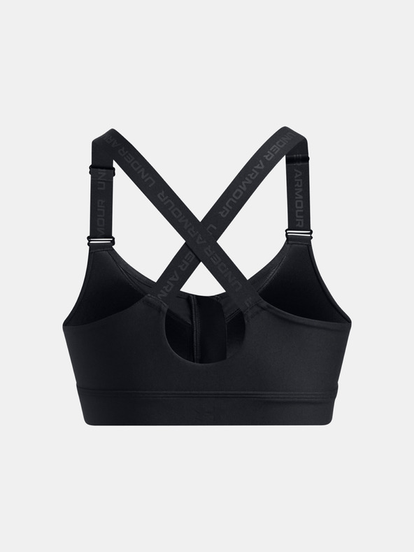 Under Armour Ženski nedrček  Under Armour UA Infinity High Zip 2.0 Bra-BLK