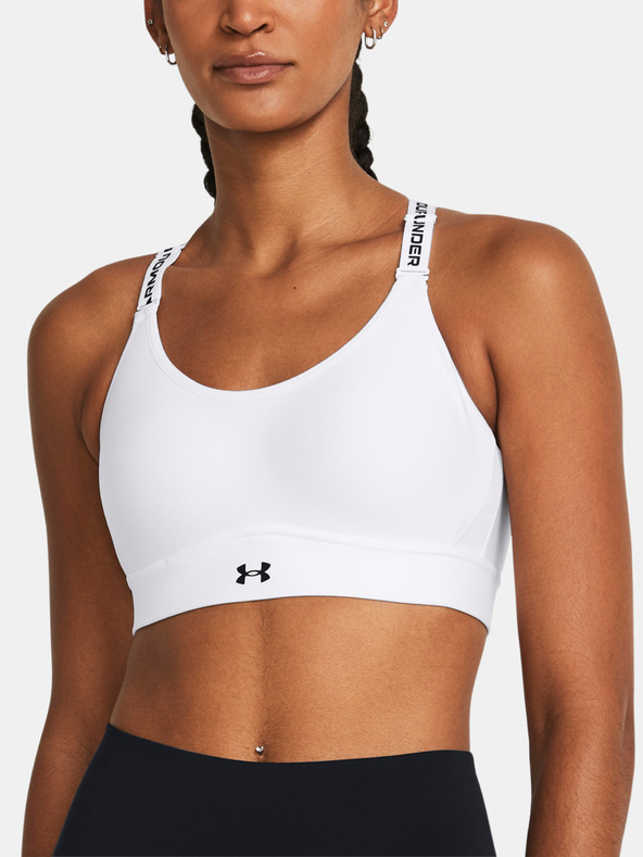 Under Armour Ženski nedrček  Under Armour UA Infinity Mid 2.0 Bra-WHT