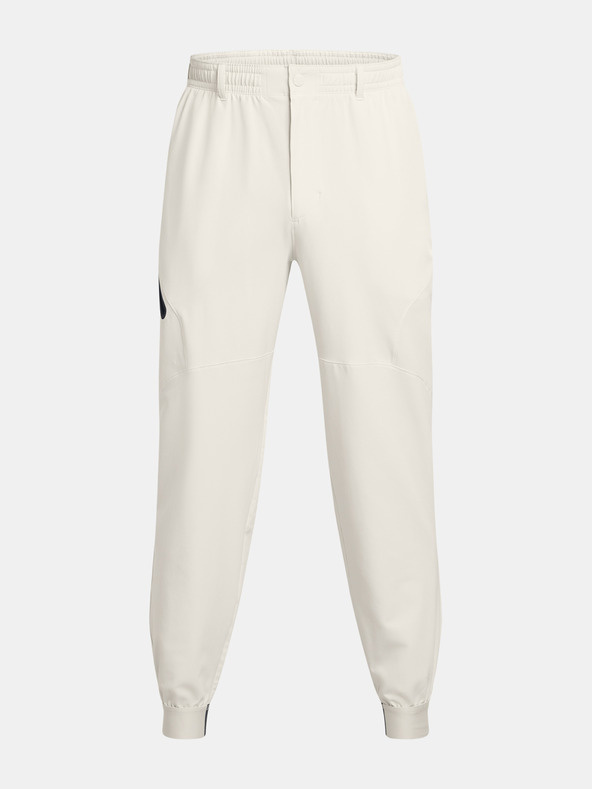 Under Armour Moške spodnji del trenirke Under Armour UA Unstoppable Joggers-WHT