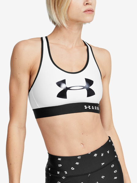 Under Armour Ženski nedrček Under Armour Armour Mid Keyhole Graphic