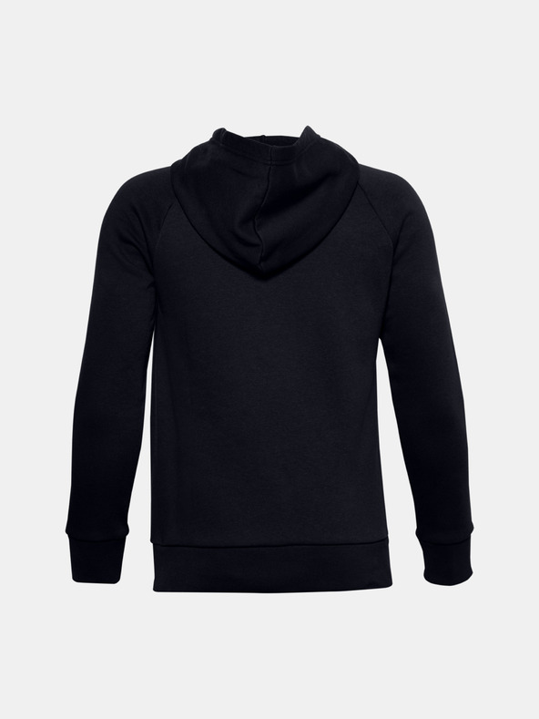 Under Armour Deški pulover Under Armour UA RIVAL COTTON HOODIE-BLK