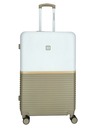 Enrico Benetti Potovalni kovček Enrico Benetti Princetown L Taupe/Ivory