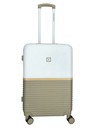 Enrico Benetti Potovalni kovček Enrico Benetti Princetown M Taupe/Ivory