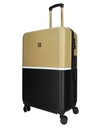 Enrico Benetti Potovalni kovček Enrico Benetti Princetown L Black/Camel