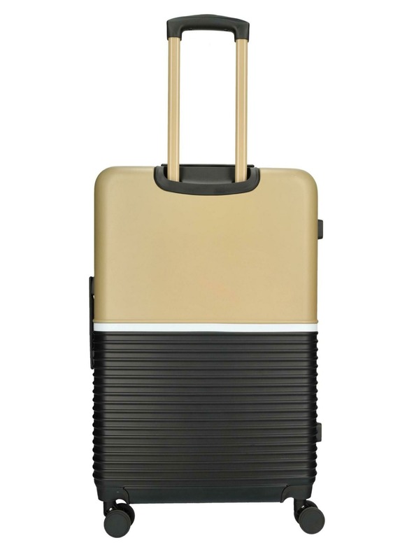 Enrico Benetti Potovalni kovček Enrico Benetti Princetown L Black/Camel