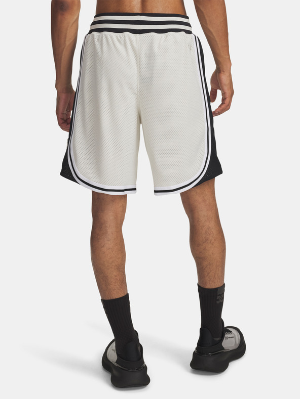 Under Armour Moške kratke hlače Under Armour UA M Courtside Short-WHT