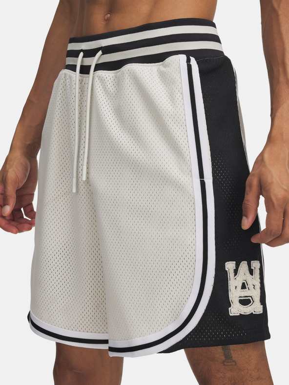 Under Armour Moške kratke hlače Under Armour UA M Courtside Short-WHT