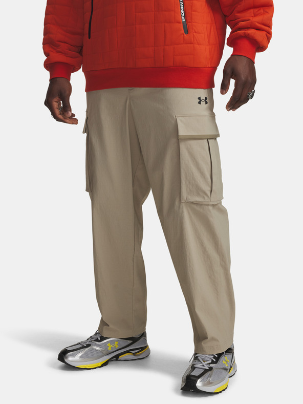 Under Armour Moške športne hlače Under Armour UA UNSTPBLE TXTR WOVEN CARGO-BRN