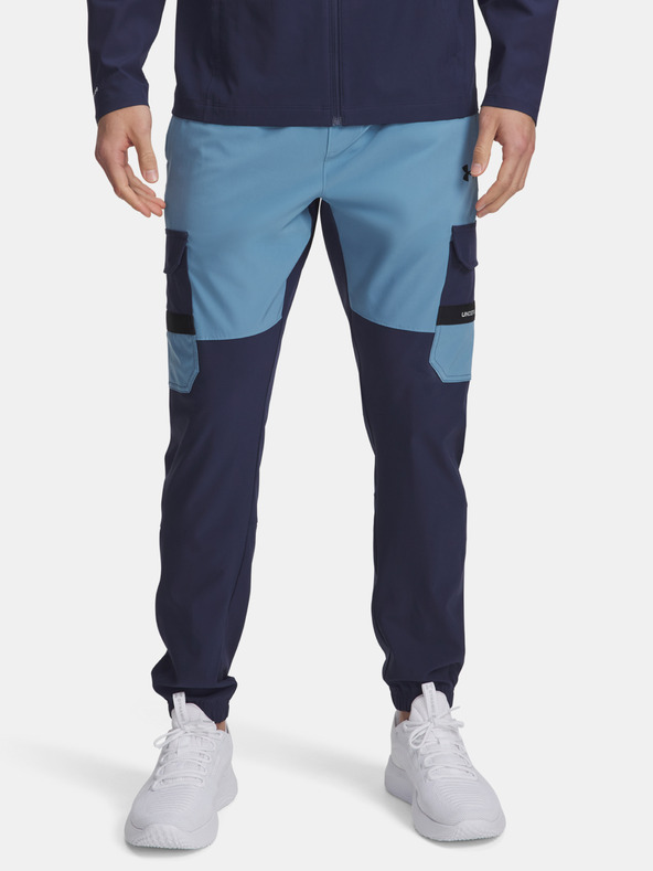 Under Armour Moške športne hlače Under Armour UA Tech Utility Woven Pant-BLU