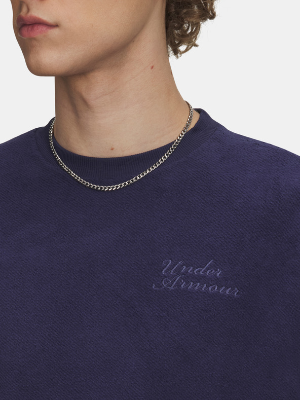 Under Armour Moški pulover  Under Armour UA Icon Rev Terry Crew-BLU