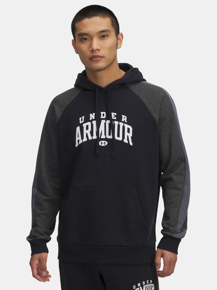 Under Armour Moška jopa Under Armour UA Rival Flc CB Hood-BLK
