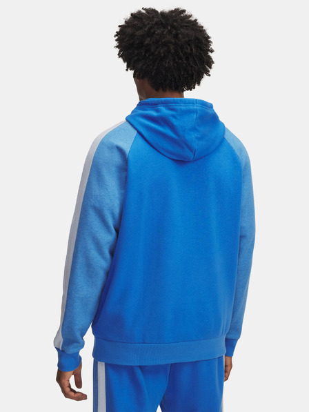 Under Armour Moška jopa Under Armour UA Rival Flc CB Hood-BLU