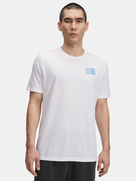 Under Armour Moška majica Under Armour UA TRIPLE STACK LC LOGO SS-WHT