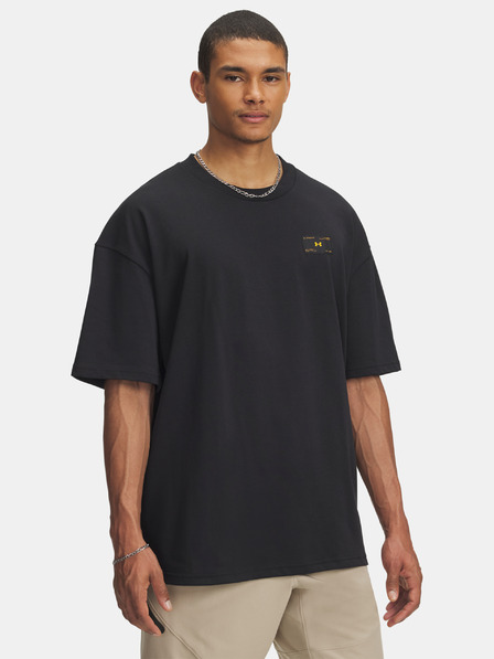Under Armour Moška majica Under Armour UA HWT WOVEN LABEL SS-BLK
