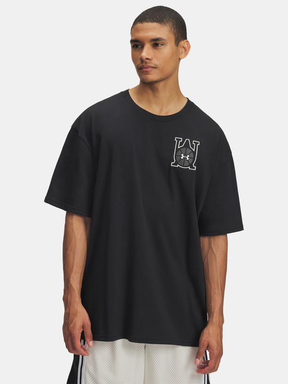 Under Armour Moška majica Under Armour UA M HWT OS Hoops Courtside-BLK