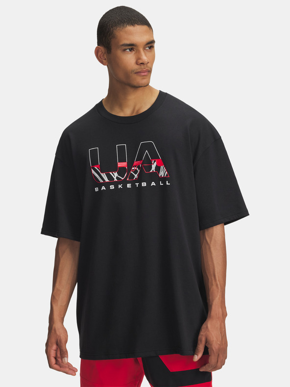 Under Armour Moška majica Under Armour UA M HWT Hoops Branded SS-BLK
