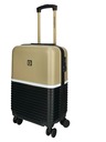 Enrico Benetti Potovalni kovček Enrico Benetti Princetown S Black/Camel