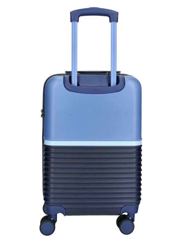 Enrico Benetti Potovalni kovček Enrico Benetti Princetown S Navy/Jeans