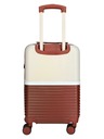 Enrico Benetti Potovalni kovček Enrico Benetti Princetown S Bordeaux/Pink