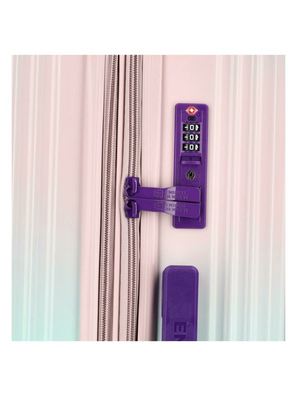 Enrico Benetti Komplet potovalnih kovčkov Enrico Benetti Havana 21001-03 Purple