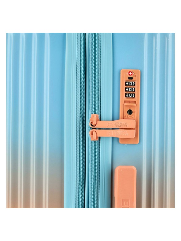 Enrico Benetti Komplet potovalnih kovčkov Enrico Benetti Havana 21001-03 Salmon