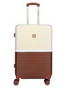 Enrico Benetti Potovalni kovček Enrico Benetti Princetown M Bordeaux/Pink