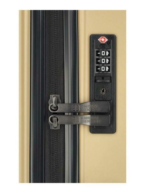 Enrico Benetti Komplet potovalnih kovčkov Enrico Benetti Princetown 21000-03 Black-Camel