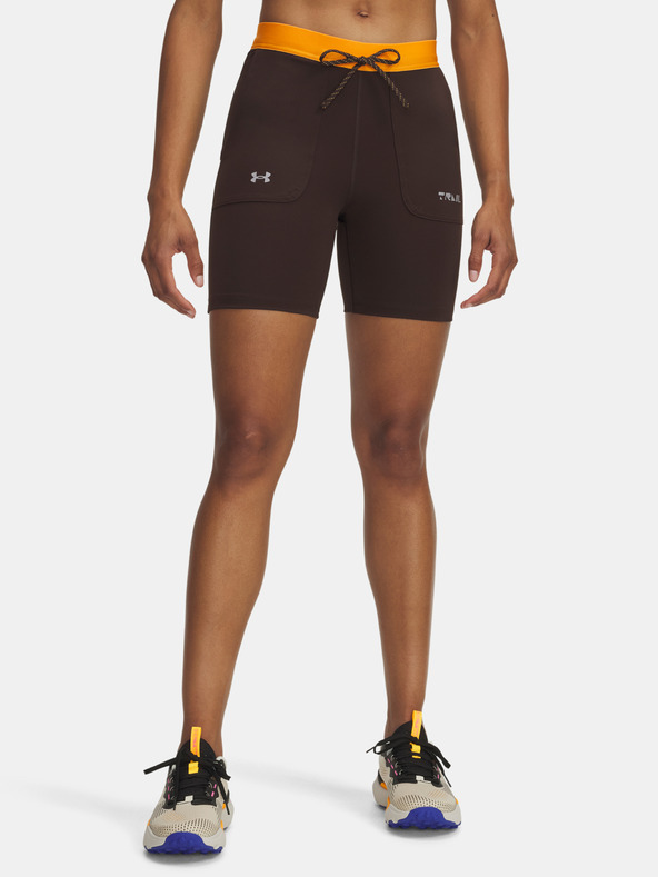 Under Armour Ženske kratke hlače Under Armour UA Trail Run Fitted Short-BRN