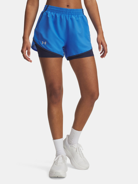 Under Armour Ženske kratke hlače Under Armour UA Fly By 2-in-1 Shorts-BLU