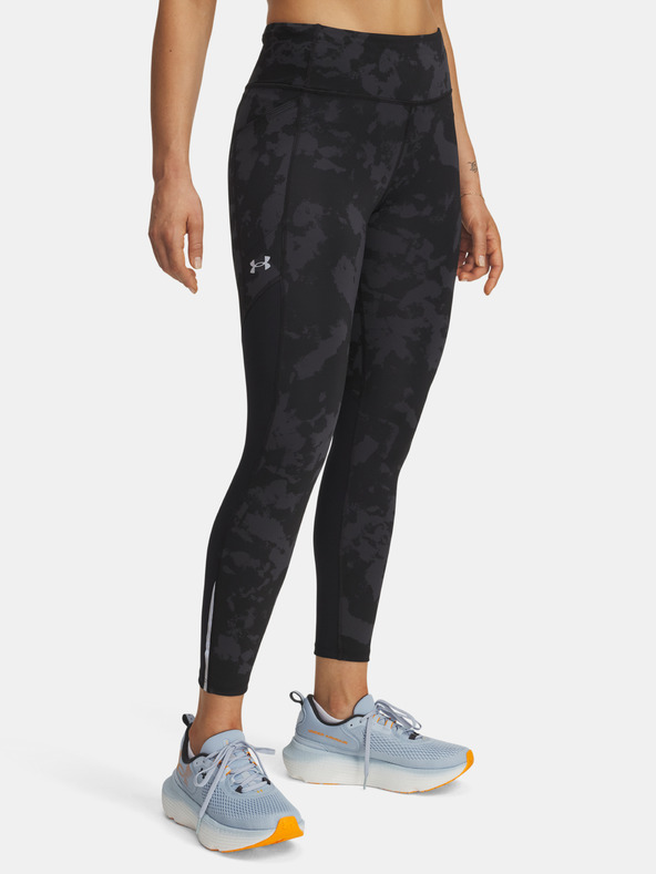 Under Armour Ženske pajkice  Under Armour UA Launch Ankle Print Tights-BLK